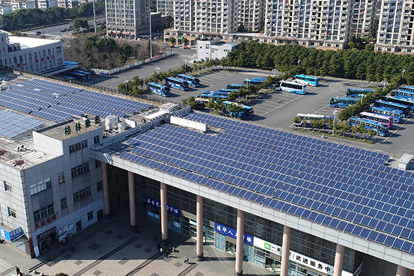 常州武进客运站228.8KW太阳能电站